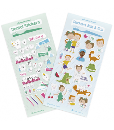 Pegatinas Mia y Gus 10 uds