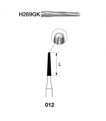 Fresas F.G. Endo H269GK 5 uds