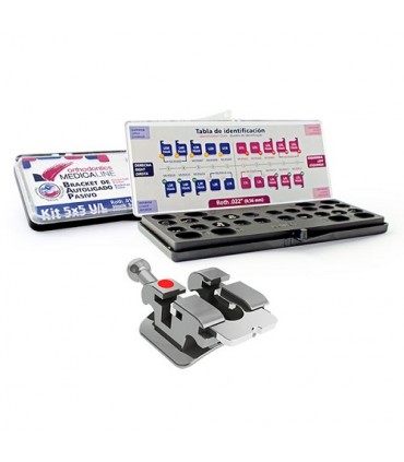 Brackets ML Autoligados Pasivo roth .022 1 Caso