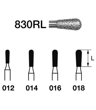 Fresas F.G. Komet 830RL 5 Uds