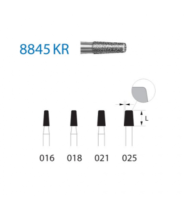 Fresas F.G. Komet 8845KR 5 Uds.