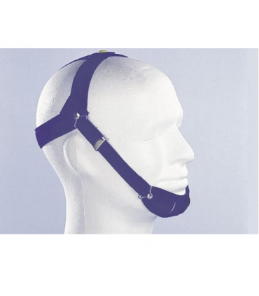 Casco Occipital con Mentonera Azul