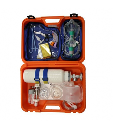Maletín Reanimación con Botella Oxígeno (SIN CARGA)