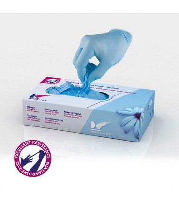 Guantes ML Nitrilo Azul 100 uds