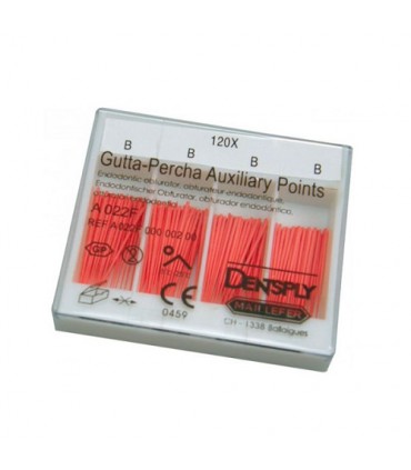 Guttapercha Rosa Maillefer 120 uds