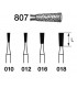 Fresas F.G. 807 5 uds
