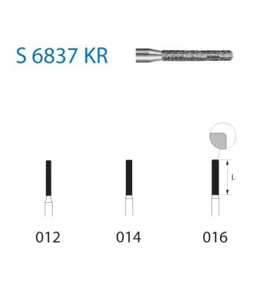 Fresas F.G. S6837KR 5 uds