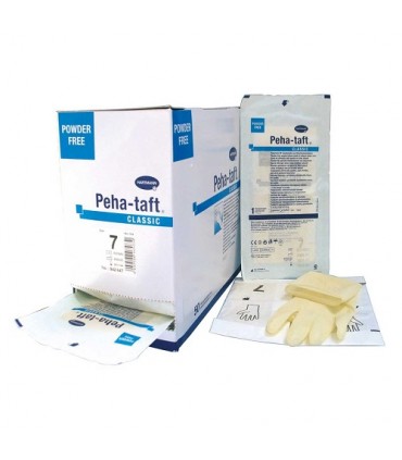 Guantes Estériles Peha-Taft Classic Sin Polvo 50 uds